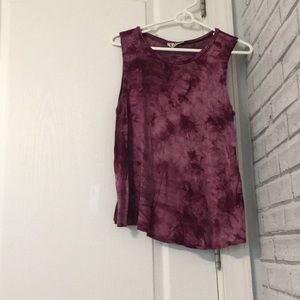 Tie dye sleeveless top